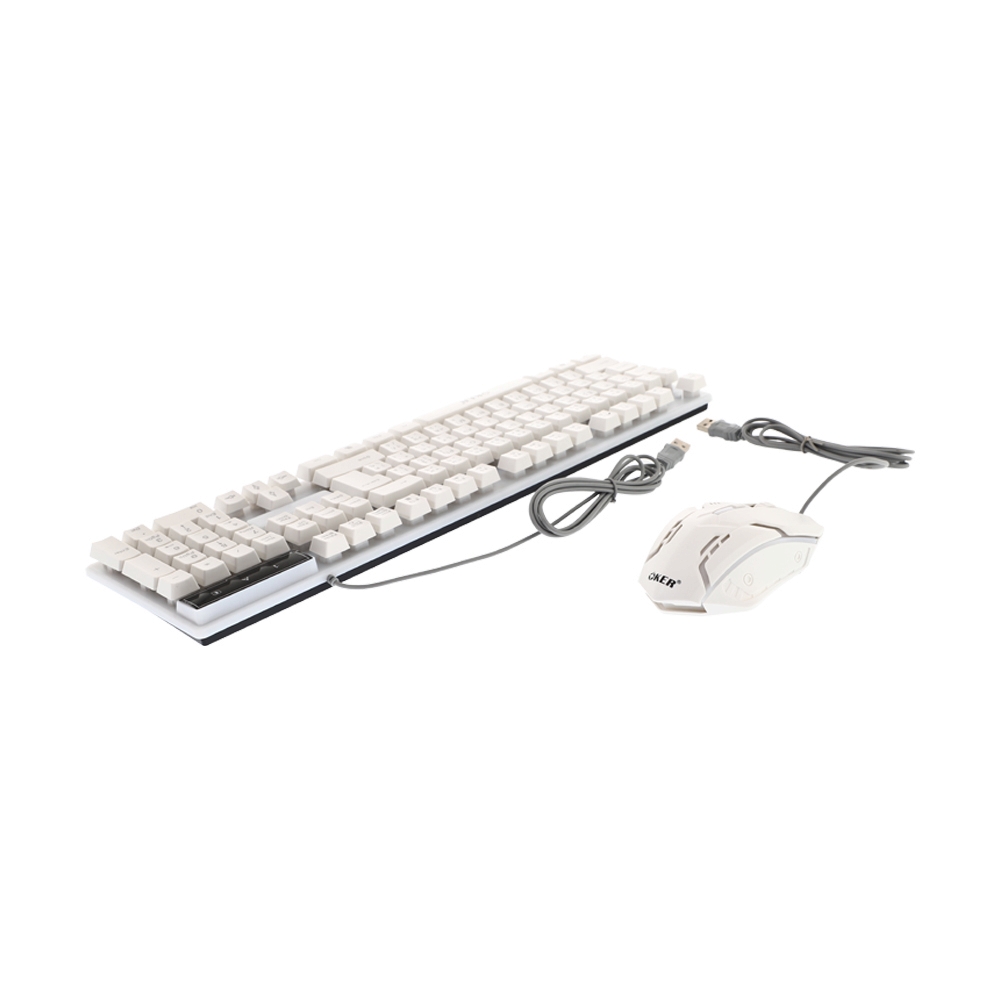 COMBO SET WIRELESS OKER Kb-9810 WHITE