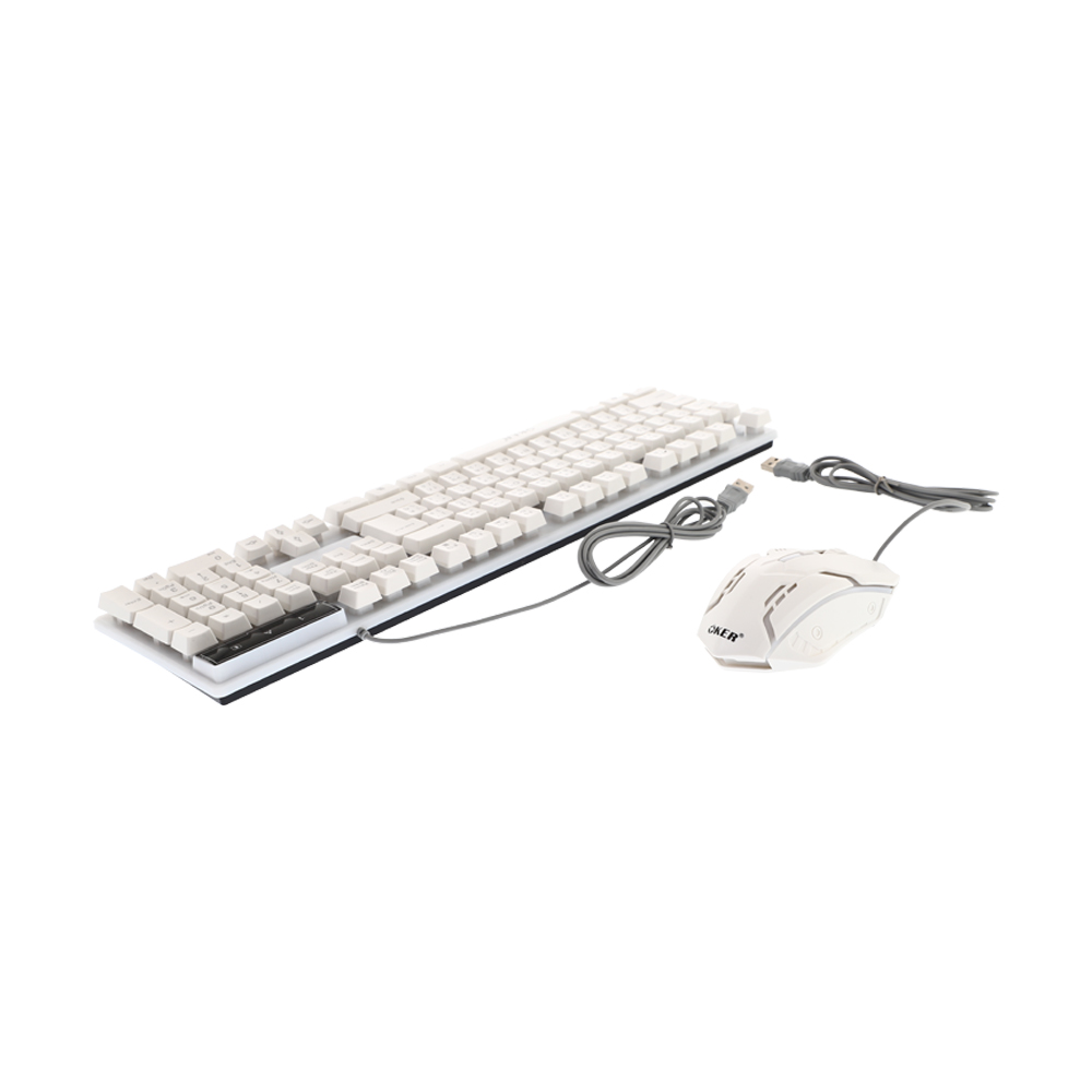 COMBO SET WIRELESS OKER Kb-9810 WHITE