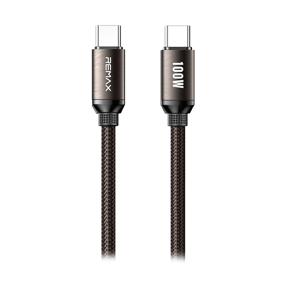 1.2M Cable Type-C TO Type-C REMAX (100W,CB36) Brown