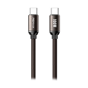 REMAX สายชาร์จ Type-C To Type-C 100W 1.2M Brown (CB36)