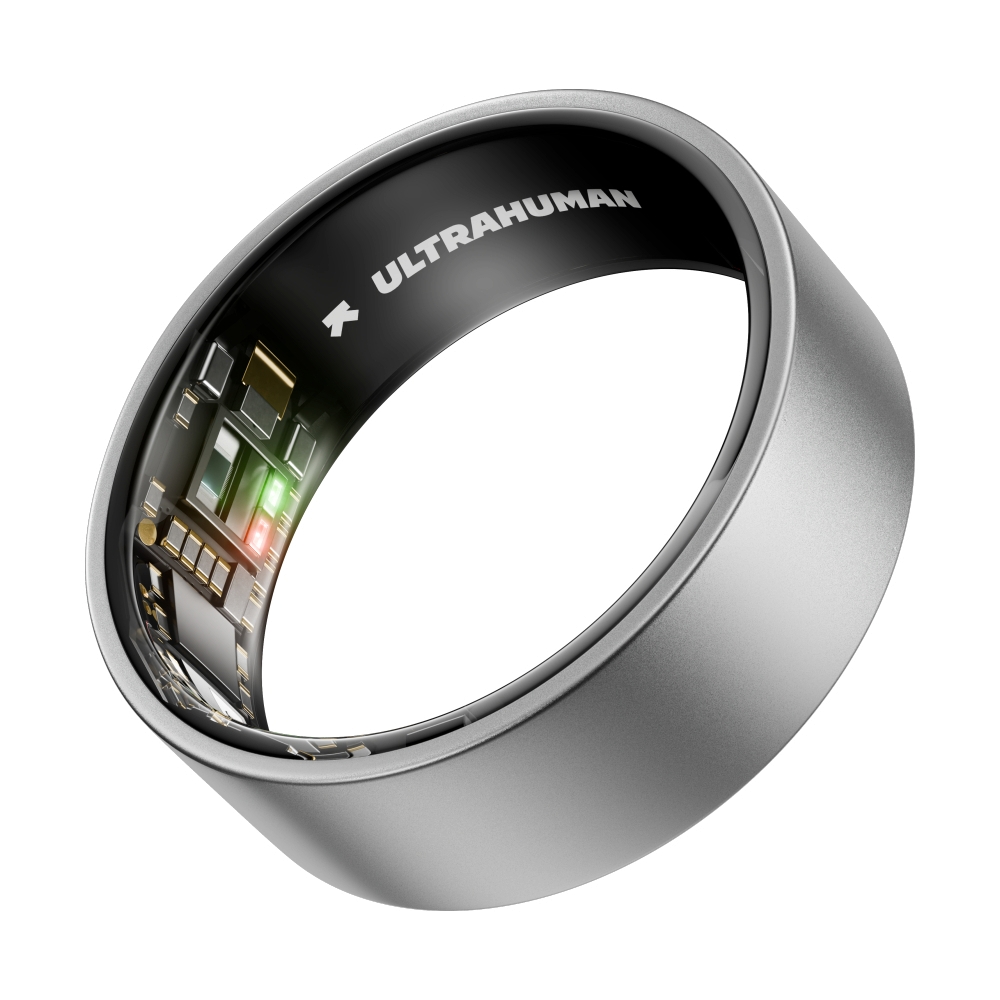 ULTRAHUMAN SMART RING Air 08 Raw Titanium (UHRA-RT-08)
