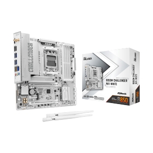 MAINBOARD (AM5) ASROCK B850M CHALLENGER WIFI DDR5 WHITE