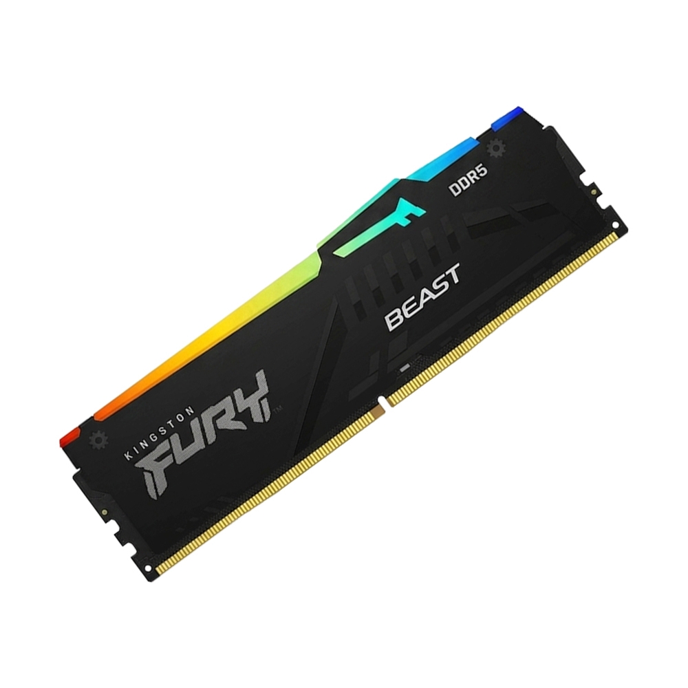 RAM DDR5(5200) 32GB KINGSTON FURY BEAST BLACK RGB (KF552C40BB2A-32)