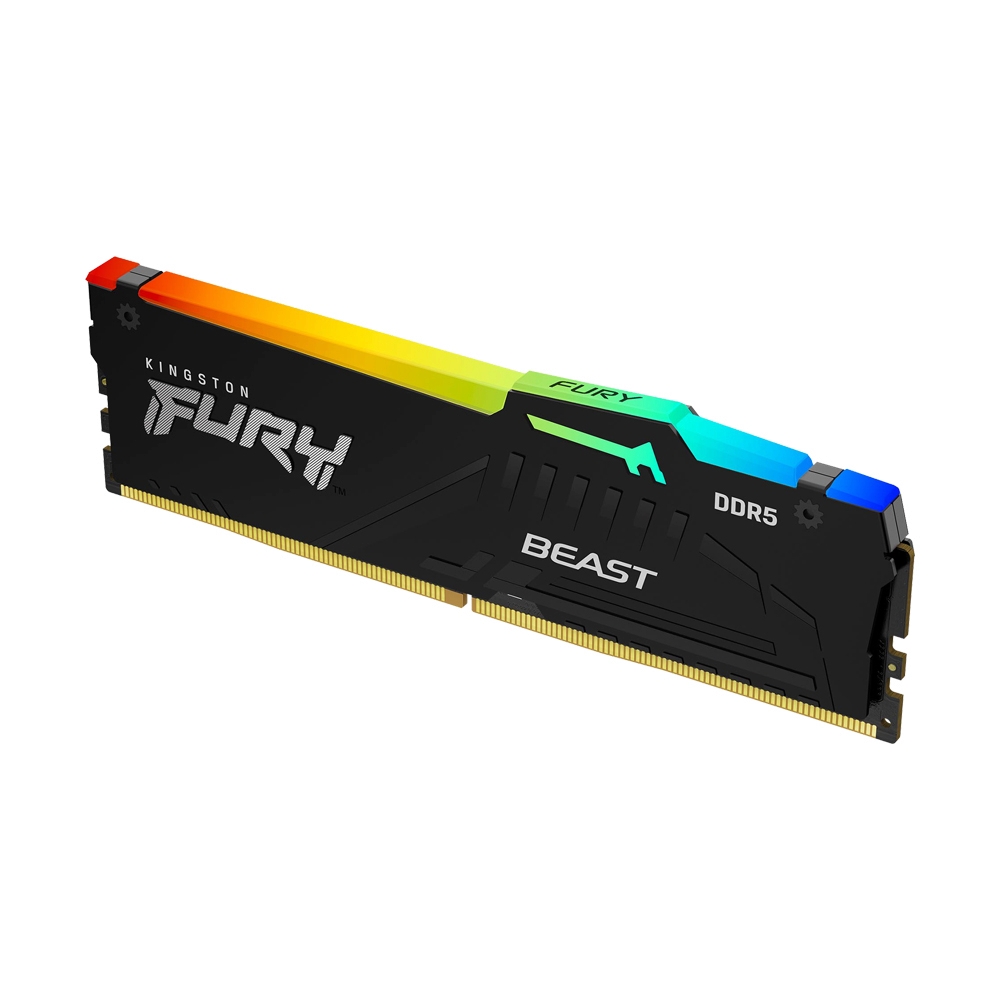 RAM DDR5(5200) 32GB KINGSTON FURY BEAST BLACK RGB (KF552C40BB2A-32)