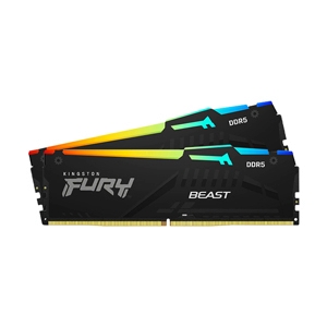 RAM DDR5(5600) 32GB (16GBX2) KINGSTON FURY BEAST BLACK RGB (KF556C36BBEAK2-32)