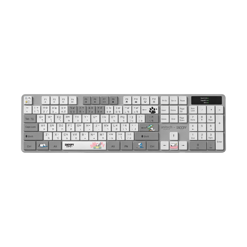 COMBO SET WIRELESS ANITECH SNP-PA817 GREY (BLUETOOTH)