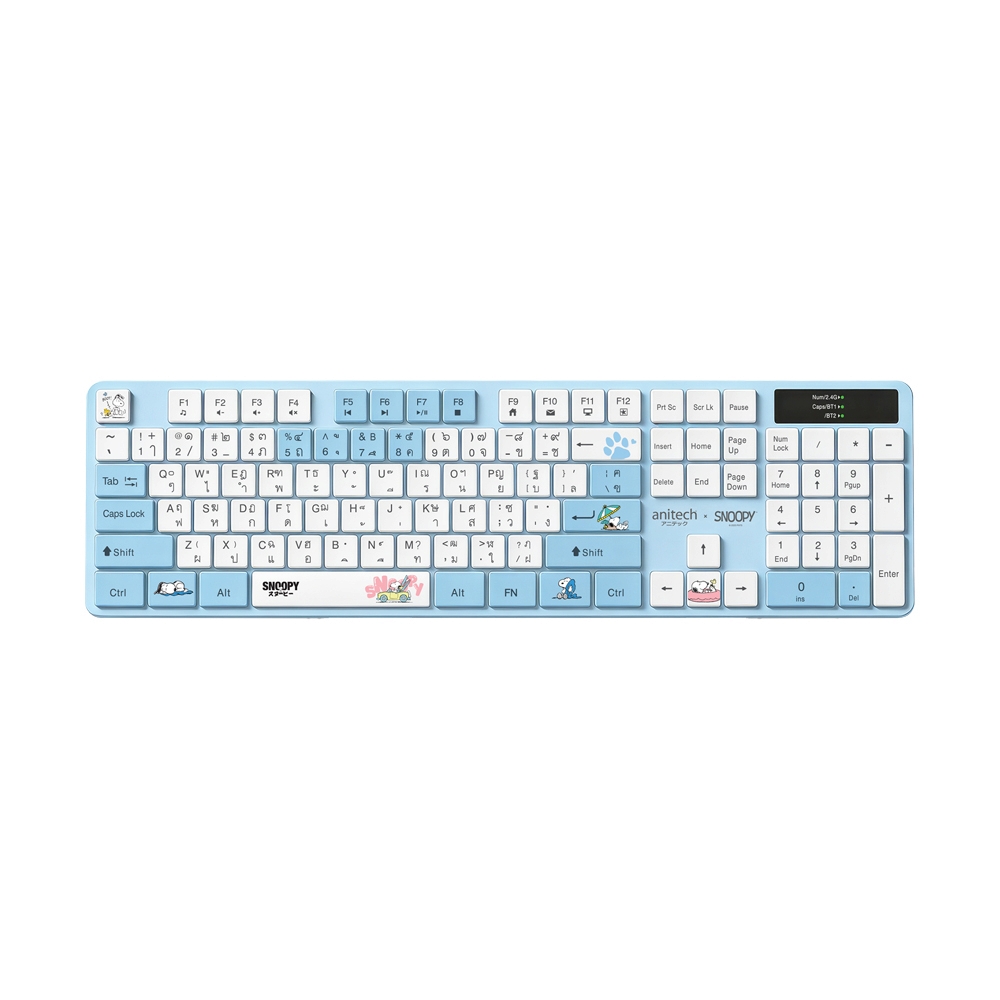 COMBO SET WIRELESS ANITECH SNP-PA817 BLUE (BLUETOOTH)