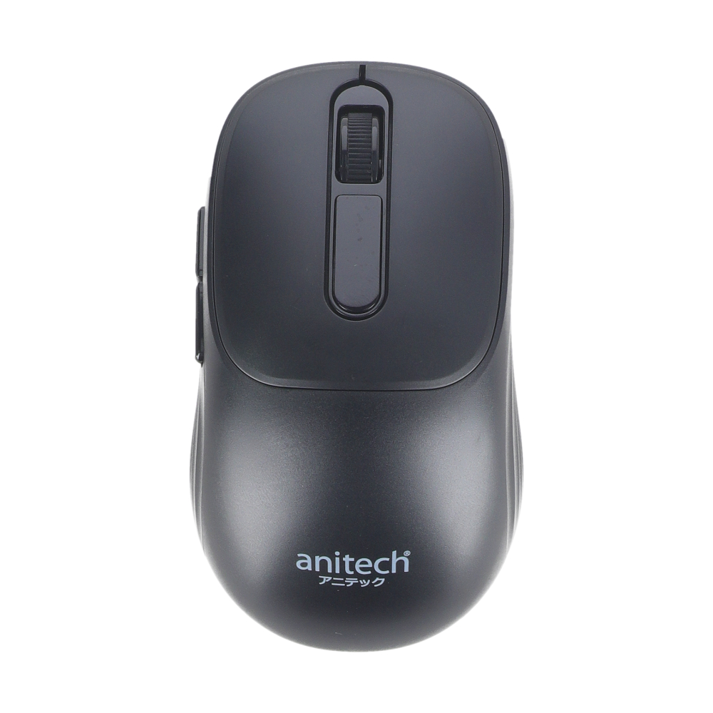 MOUSE WIRELESS ANITECH W242  BLACK (BLUETOOTH/SILENT)
