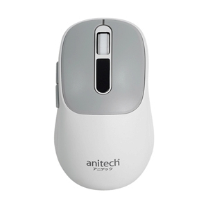 MOUSE WIRELESS ANITECH W242 WHITE (BLUETOOTH / SILENT)