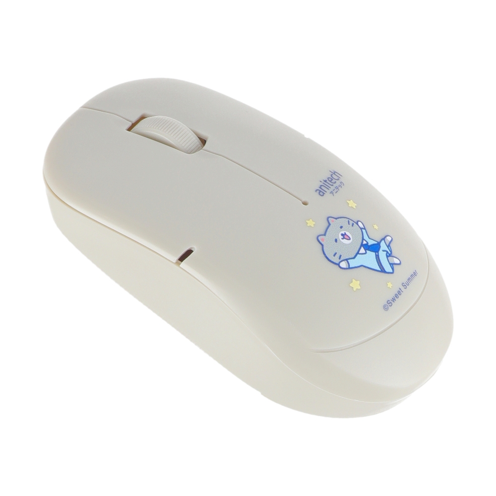 MOUSE WIRELESS + MOUSE PAD ANITECH CAT-WMP01 GREY