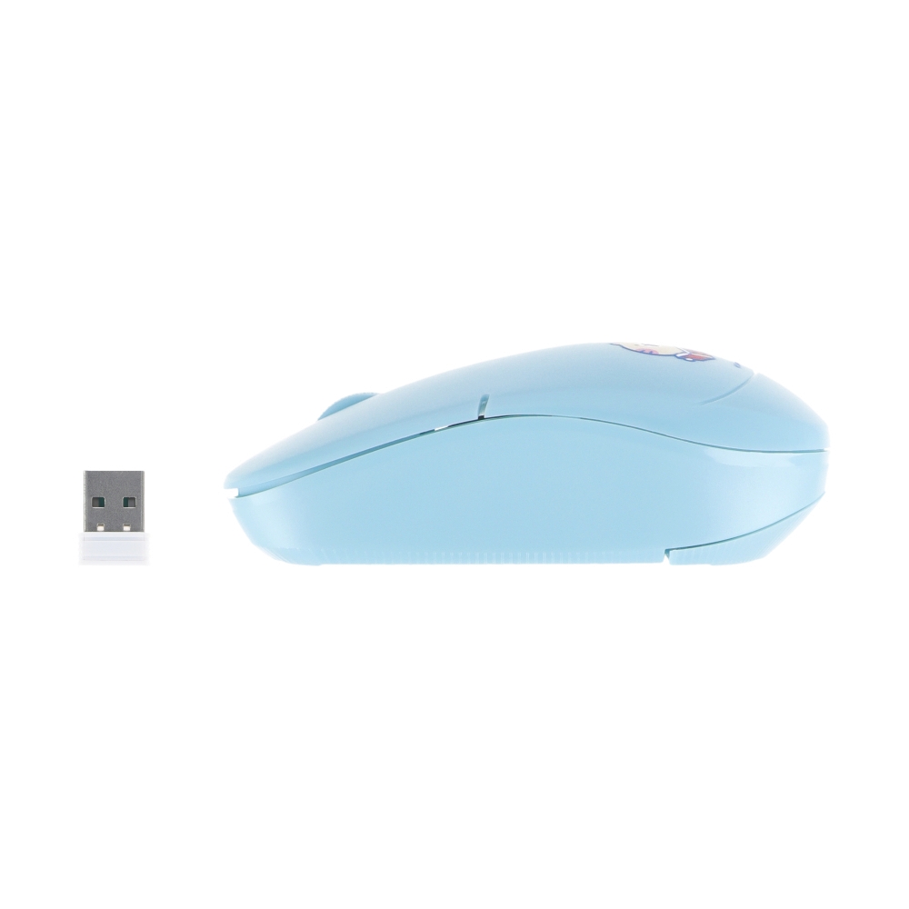 MOUSE WIRELESS + MOUSE PAD ANITECH CAT-WMP01 BLUE