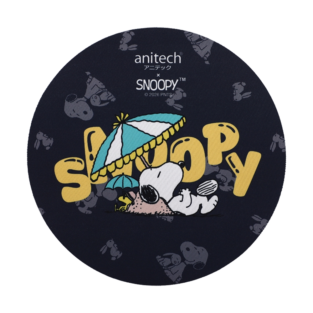 MOUSE WIRELESS + MOUSE PAD ANITECH SNP-WMP01 BLACK