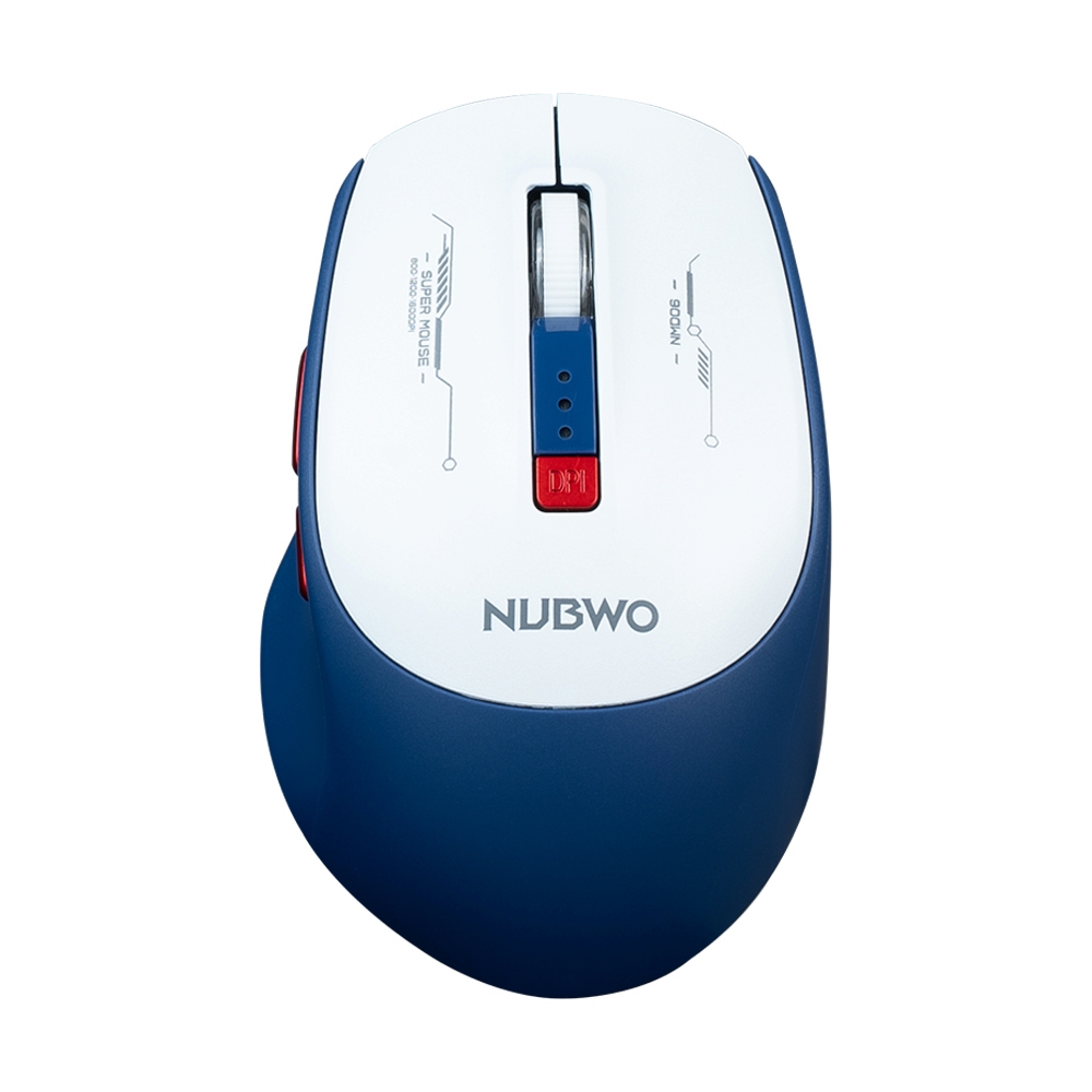 MOUSE WIRELESS NUBWO NMD06 BLUE (BLUETOOTH / SILENT)