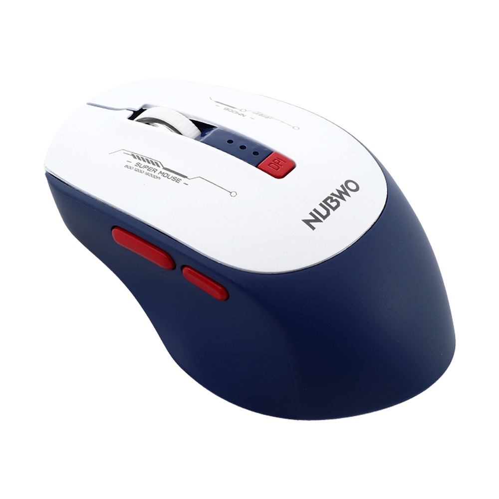 MOUSE WIRELESS NUBWO NMD06 BLUE (BLUETOOTH / SILENT)