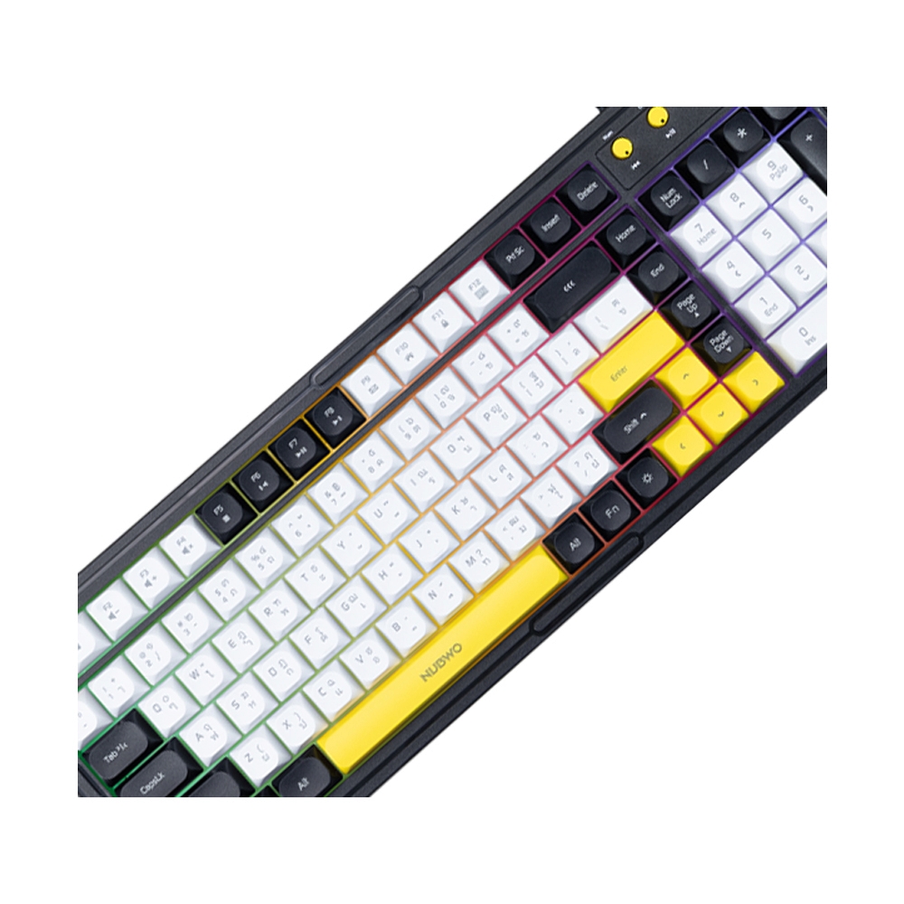 KEYBOARD NUBWO NK52 BLACK YELLOW (คีย์บอร์ด)