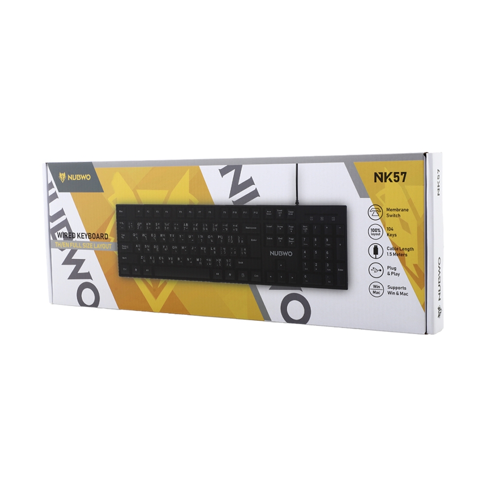 KEYBOARD NUBWO NK57 BLACK