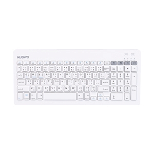 KEYBOARD WIRELESS NUBWO NKB112 WHITE (BLUETOOTH)