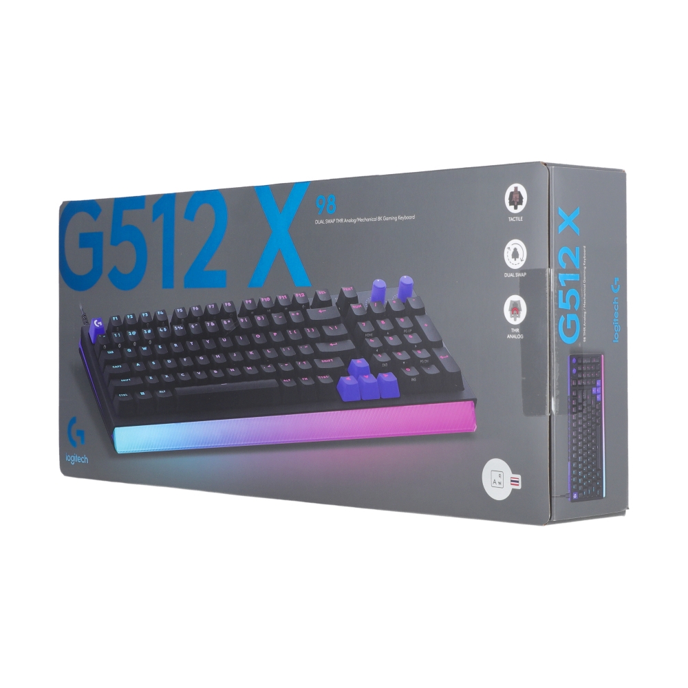 KEYBOARD LOGITECH G512 X 98 BLACK (TACTILE SWITCH คีย์บอร์ด)