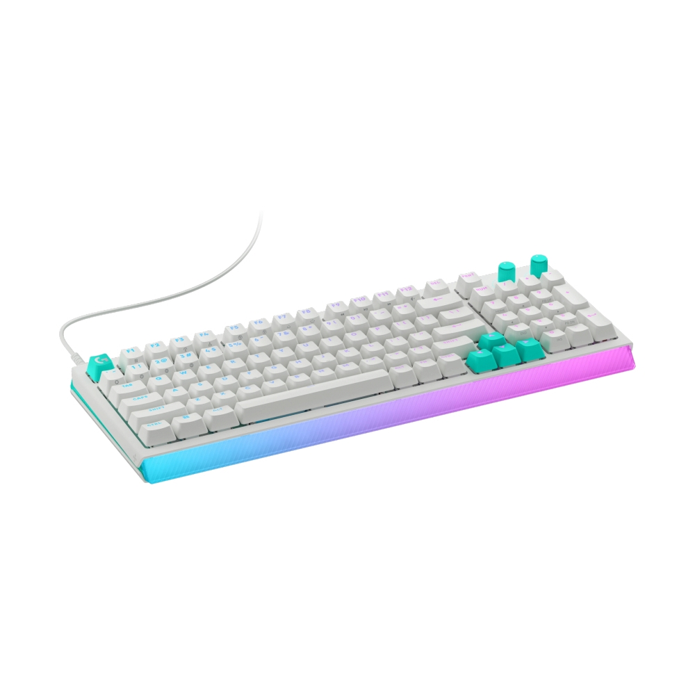 KEYBOARD LOGITECH G512 X 98 WHITE EN (TACTILE SWITCH คีย์บอร์ด)