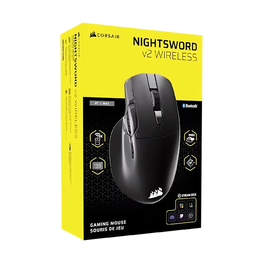 MOUSE WIRELESS BLUETOOTH CORSAIR NIGHTSWORD V2 (เมาส์ไร้สาย)
