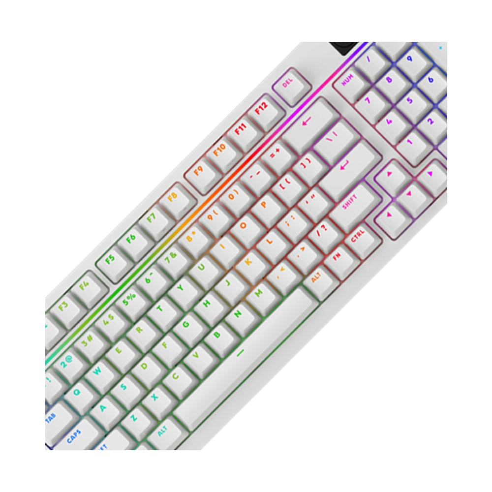 KEYBOARD LOGITECH G316 X 98 WHITE EN (TACTILE SWITCH คีย์บอร์ด)