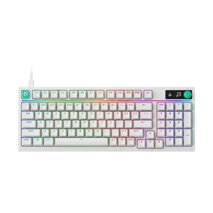 KEYBOARD LOGITECH G316 X 98 WHITE EN (TACTILE SWITCH คีย์บอร์ด)
