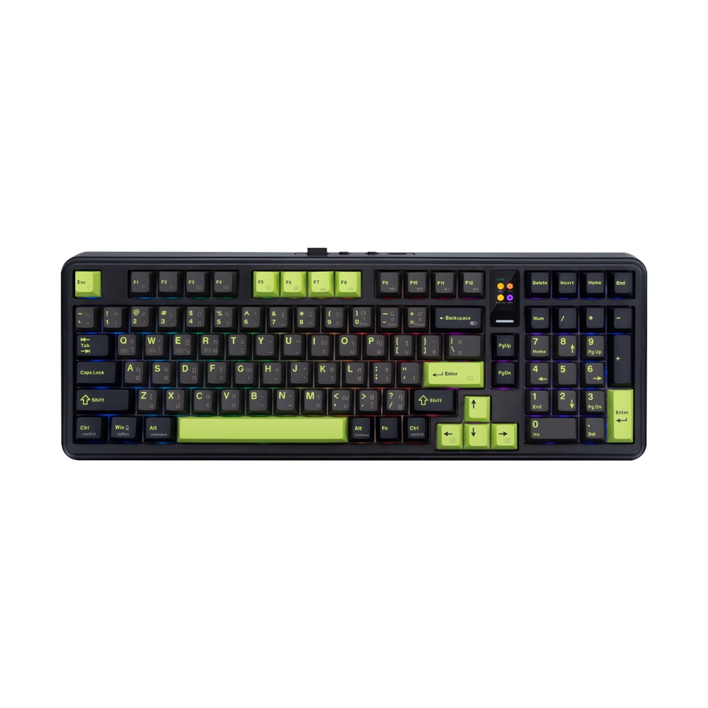 KEYBOARD WIRELESS BLUETOOTH EGA DISPLAY TYPE CMK11 BLACK (SAIKO SWITCH คีย์บอร์ด)