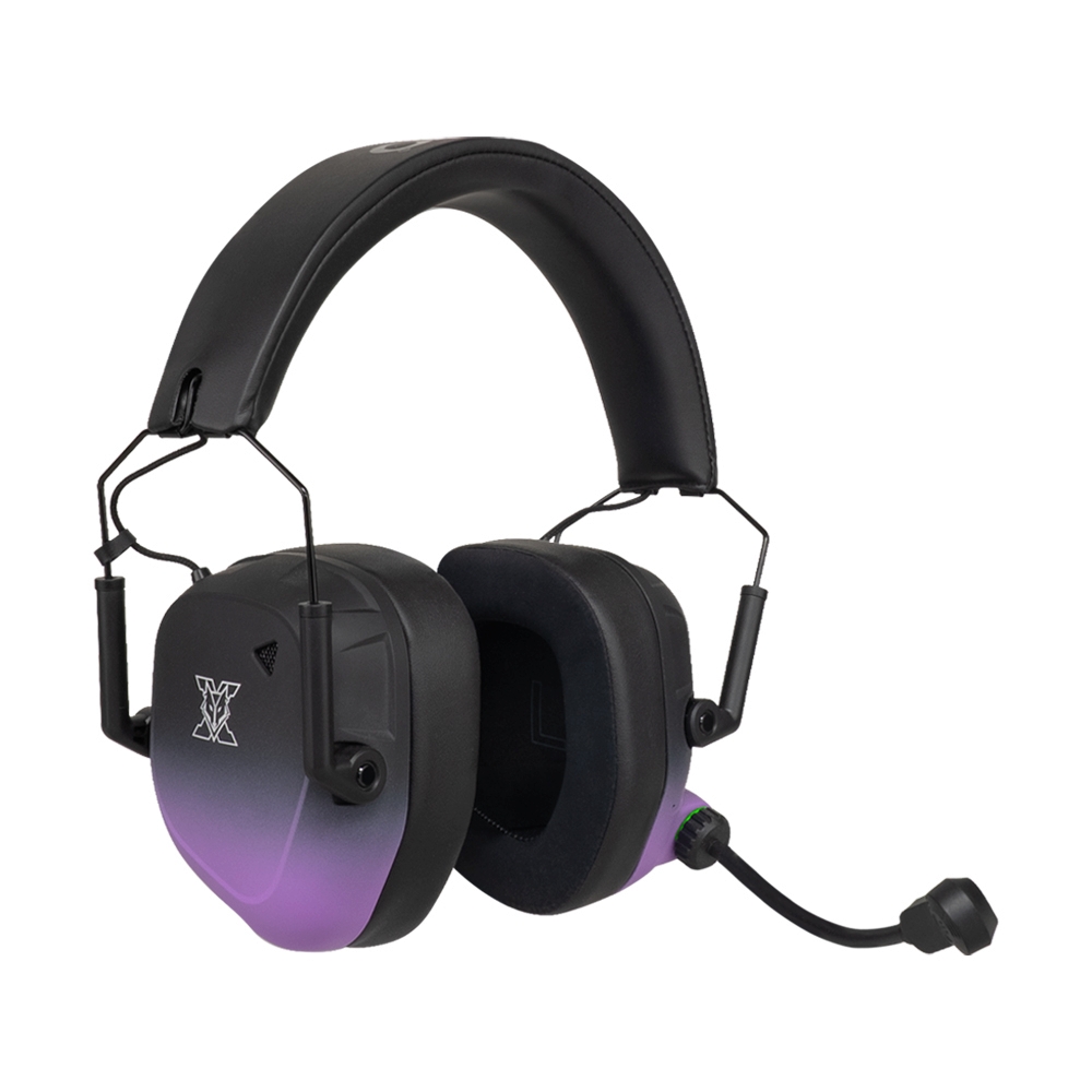 HEADSET WIRELESS NUBWO X903 BLACK PURPLE (BLUETOOTH)