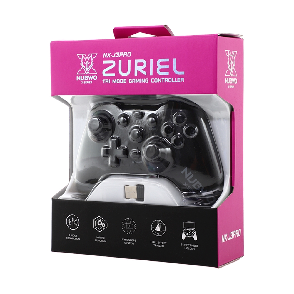 CONTROLLER WIRELESS NUBWO NX-J3 PRO ZURIEL BLACK