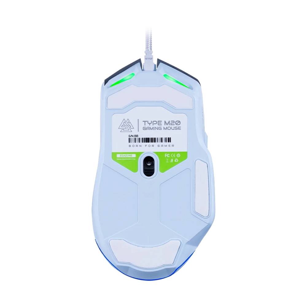 MOUSE EGA TYPE M20 BLUE (เมาส์สาย)