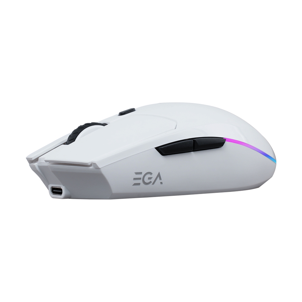 MOUSE WIRELESS BLUETOOTH EGA TYPE M18 WHITE (เมาส์ไร้สาย)