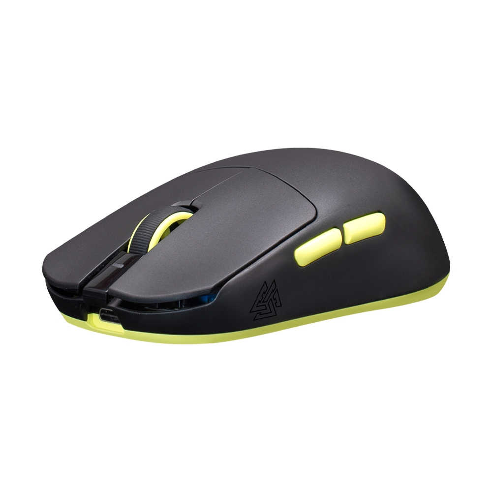 MOUSE WIRELESS BLUETOOTH EGA TYPE GM2 PRO BLACK GREEN (เมาส์ไร้สาย+แท่นชาร์จ)