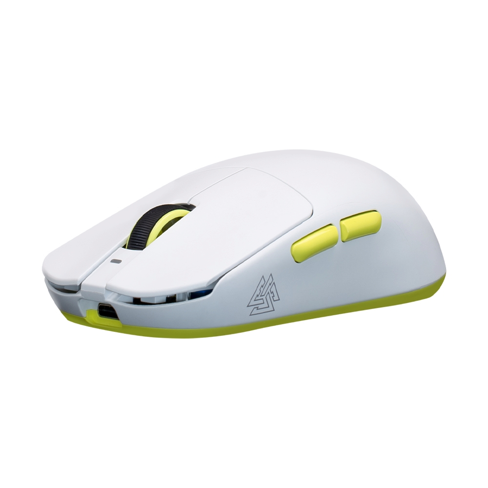 MOUSE WIRELESS BLUETOOTH EGA TYPE GM2 PRO WHITE GREEN (เมาส์ไร้สาย+แท่นชาร์จ)