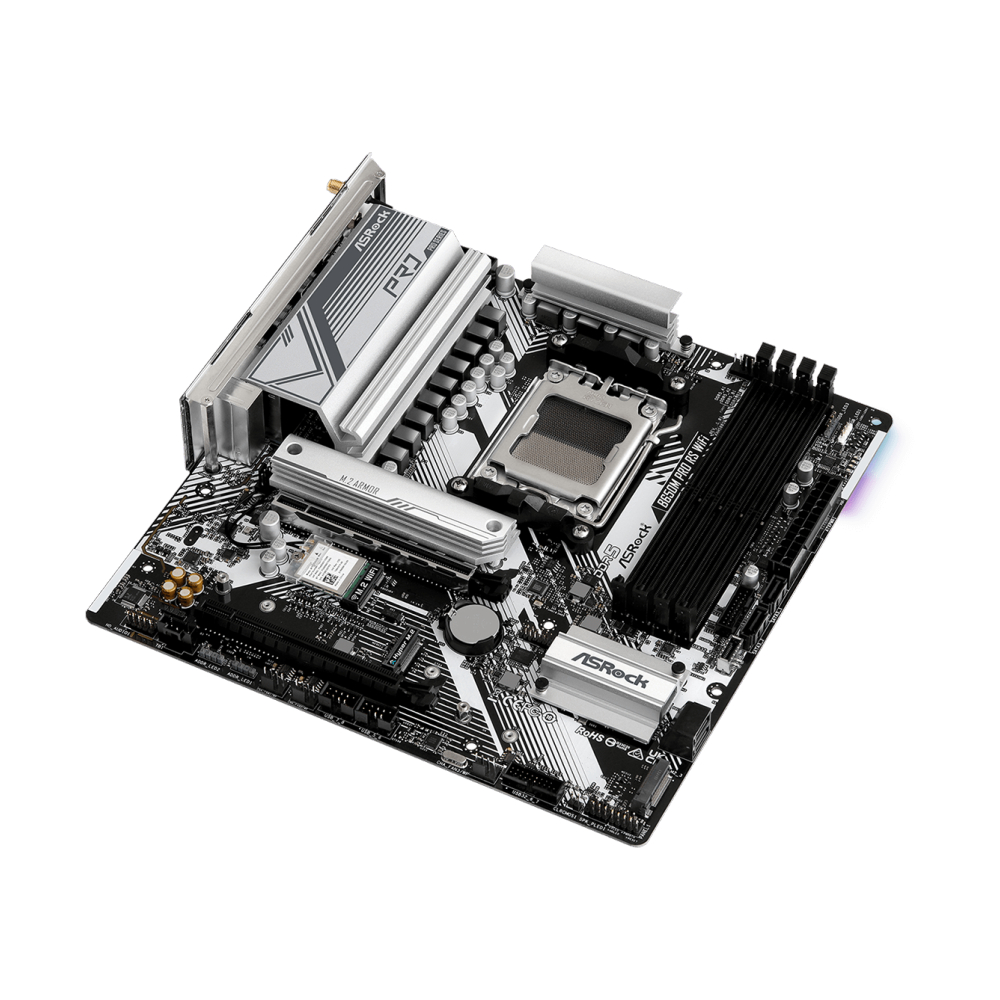 MAINBOARD (AM5) ASROCK B650M PRO RS WIFI DDR5 (REV. 1.0)
