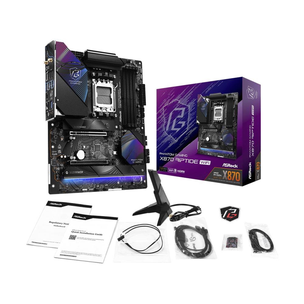 MAINBOARD (AM5) ASROCK X870 RIPTIDE WIFI DDR5