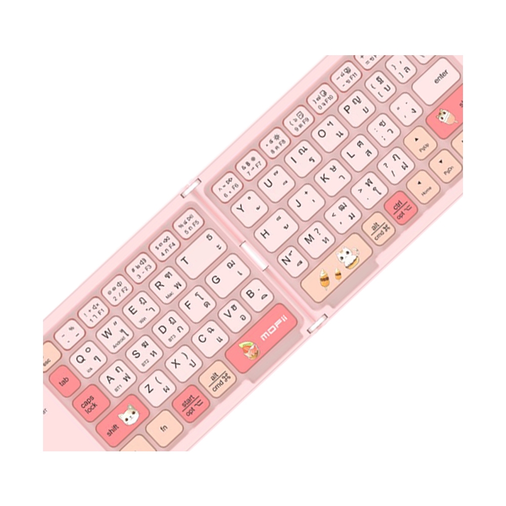 KEYBOARD WIRELESS MOFII Z1 BT FOLDIING PINK (BLUETOOTH)