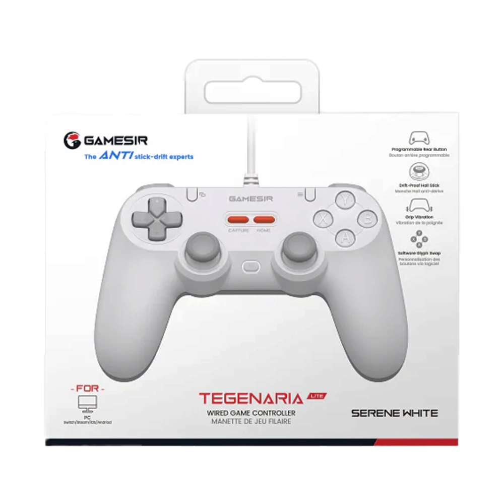 CONTROLLER GAMESIR T3 LITE TEGENARIA LITE WHITE