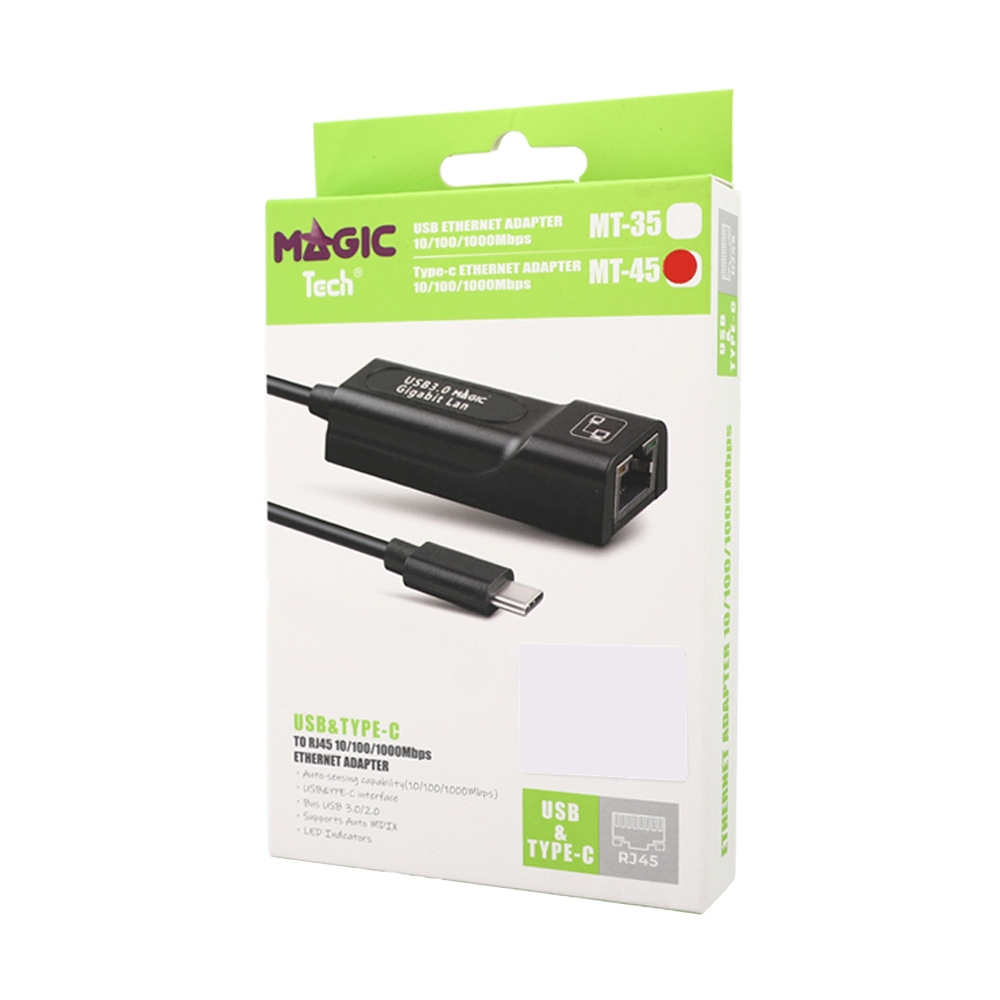 Converter Type-C TO LAN MAGICTECH (MT-45)