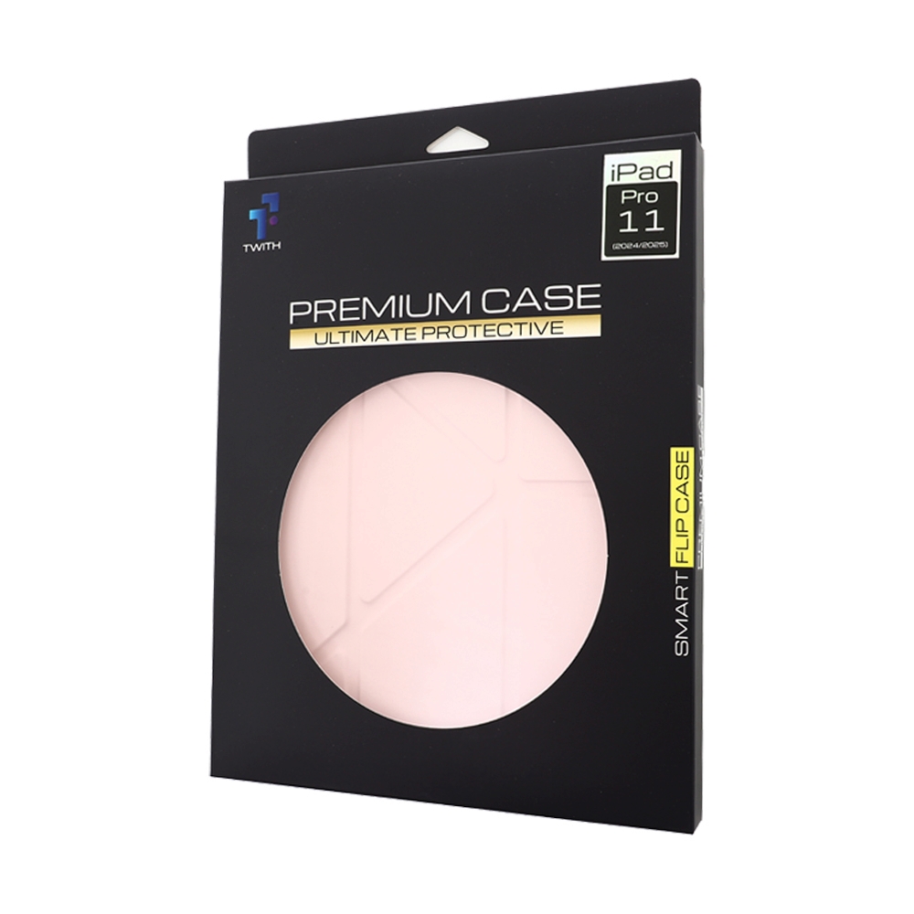 Case iPad Pro 11" Twith Smooth Cover Clear - Pink