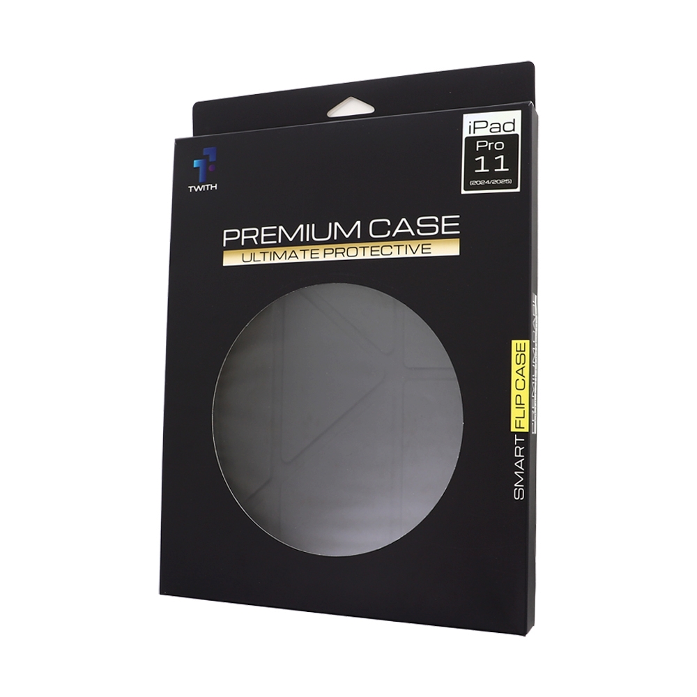 Case iPad Pro 11" Twith Smooth Cover Clear - Black