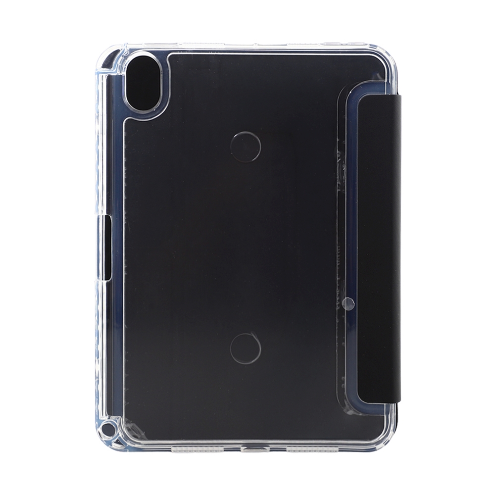 Case iPad Mini7/6 Twith Smooth Cover Clear - Black