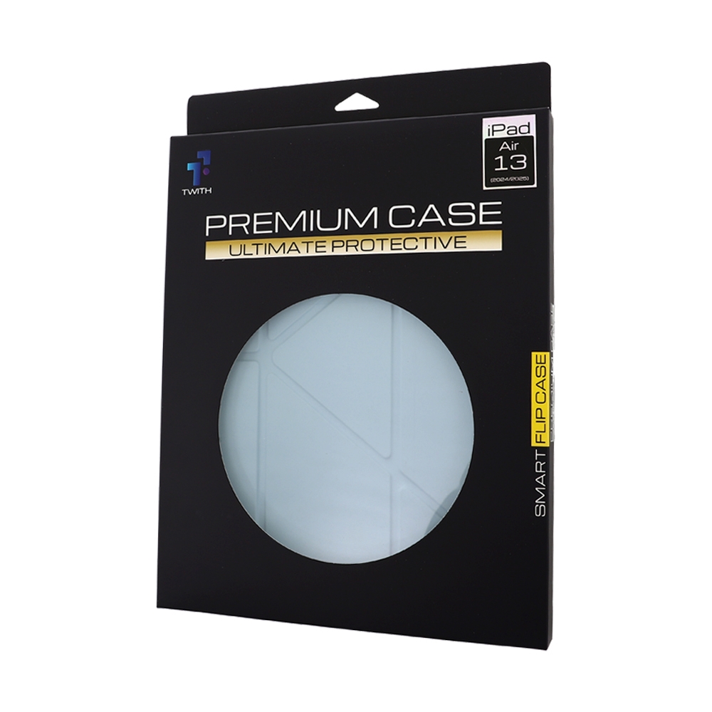 Case iPad Air 13" Twith Smooth Cover Clear - Blue