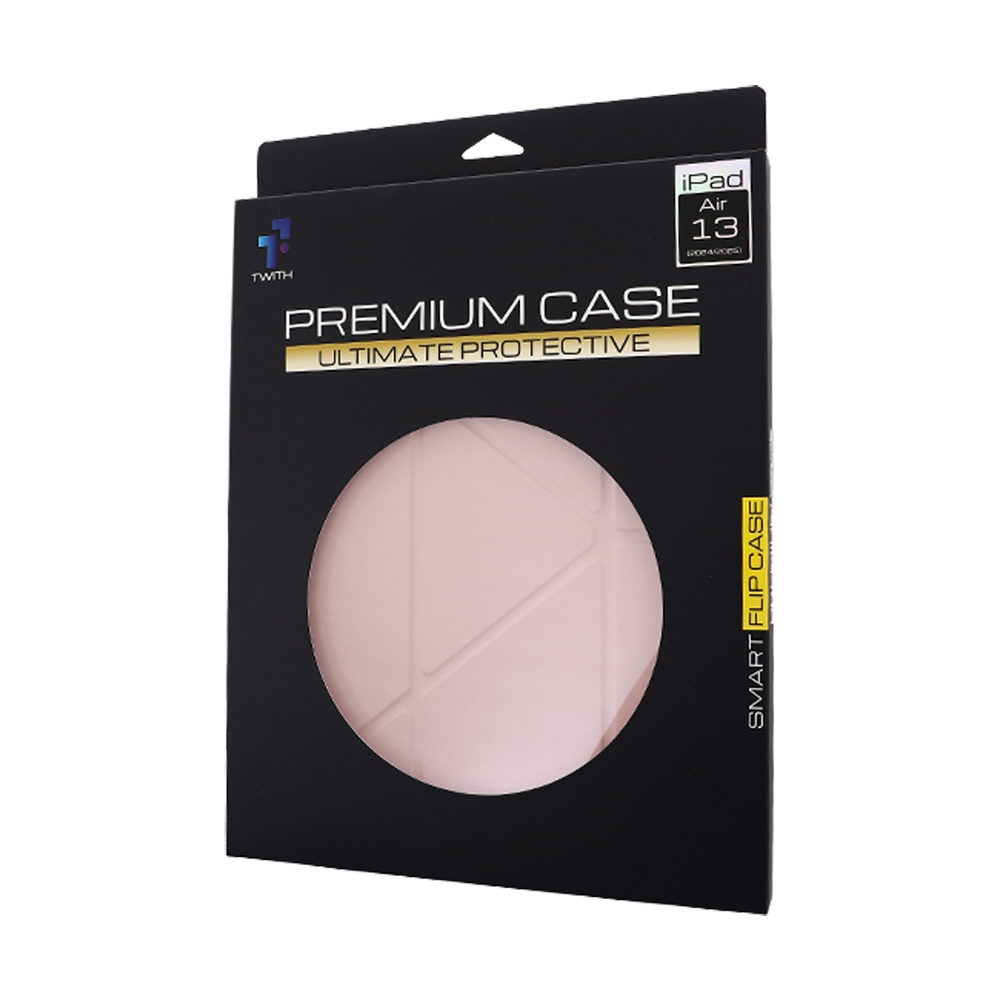 Case iPad Air 13" Twith Smooth Cover Clear - Pink