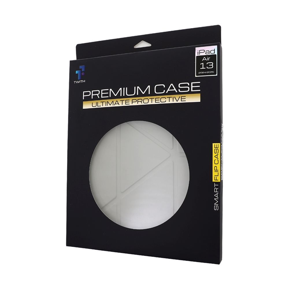 Case iPad Air 13" Twith Smooth Cover Clear - Grey
