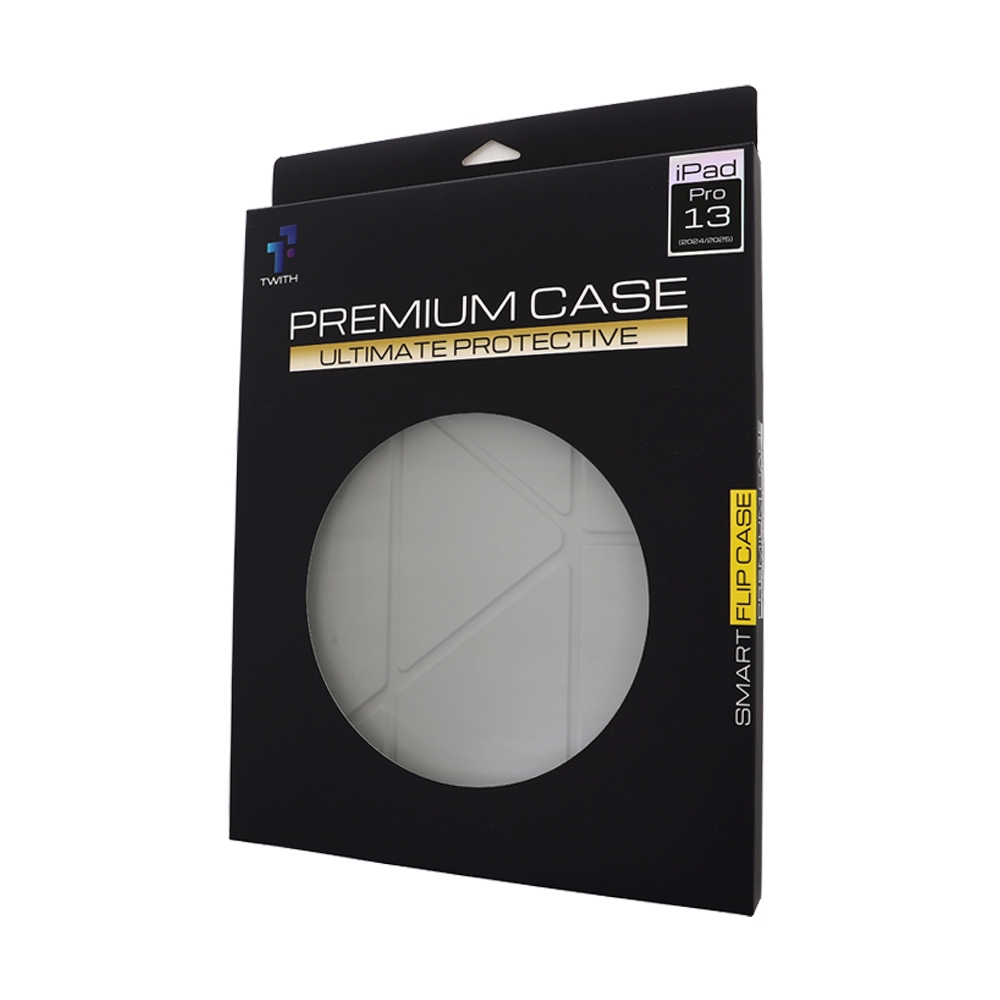 Case iPad Pro 13" Twith Smooth Cover Clear - Grey