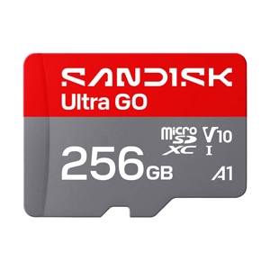 256GB Micro SD Card SANDISK Ultra GO SDSQUGN-256G-GN6MN (190MB/s.)