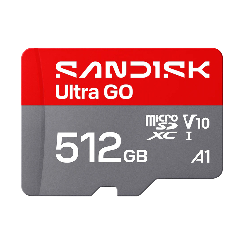 512GB Micro SD Card SANDISK Ultra GO SDSQUGN-512G-GN6MN (190MB/s.)
