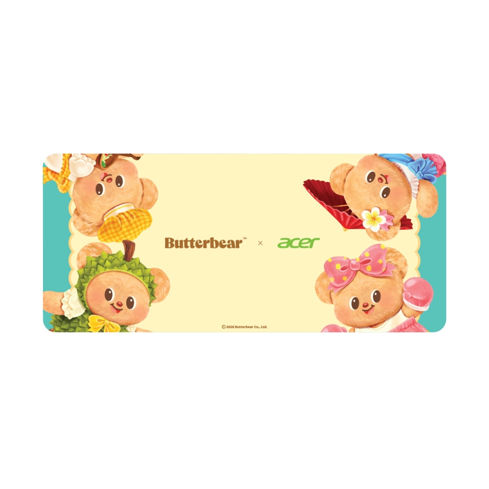 Mouse PAD (แบบยาว) ACER x Butterbear Style : Tai Tai