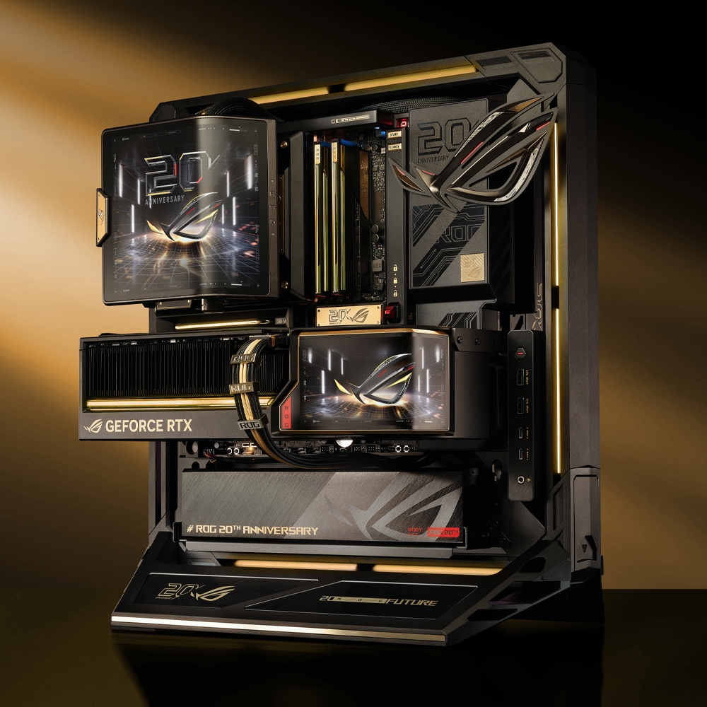 ROG 20th Anniversary Edition PC Set (ไม่รวม CPU RAM SSD)