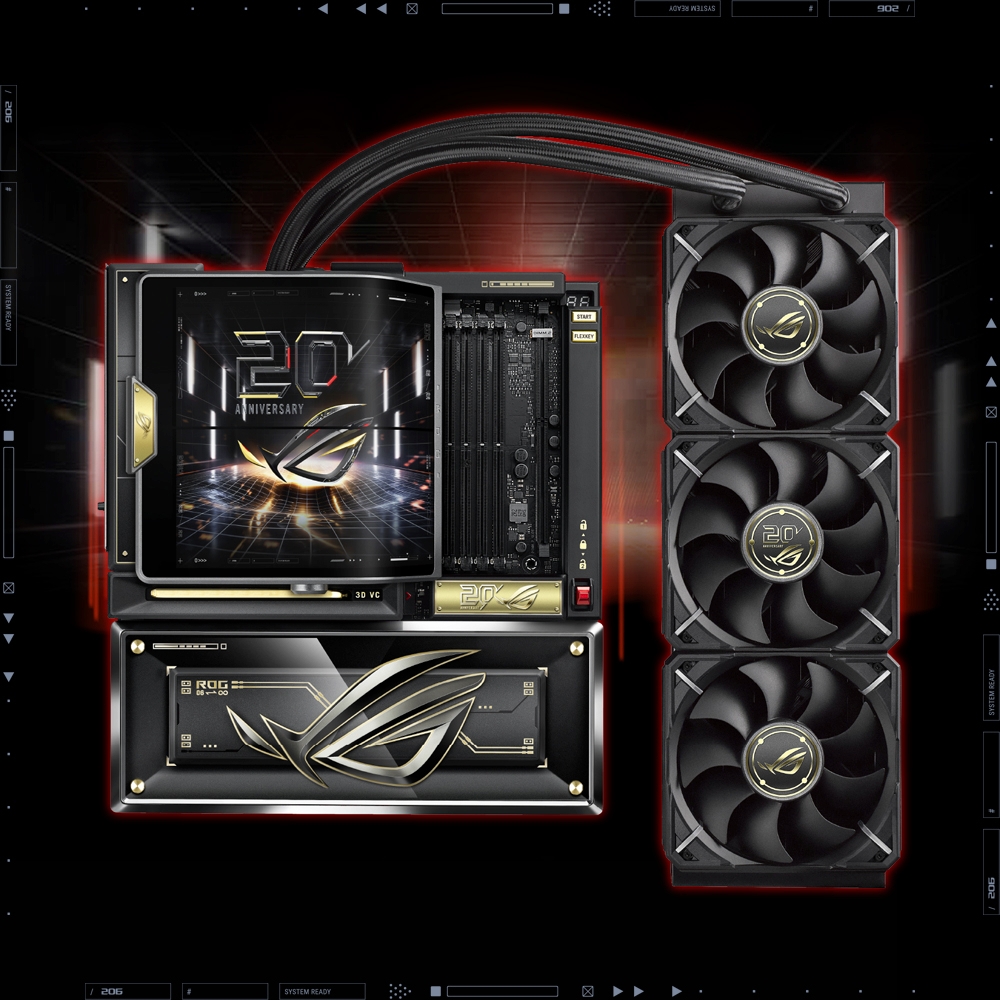 ROG 20th Anniversary Edition PC Set (ไม่รวม CPU RAM SSD)